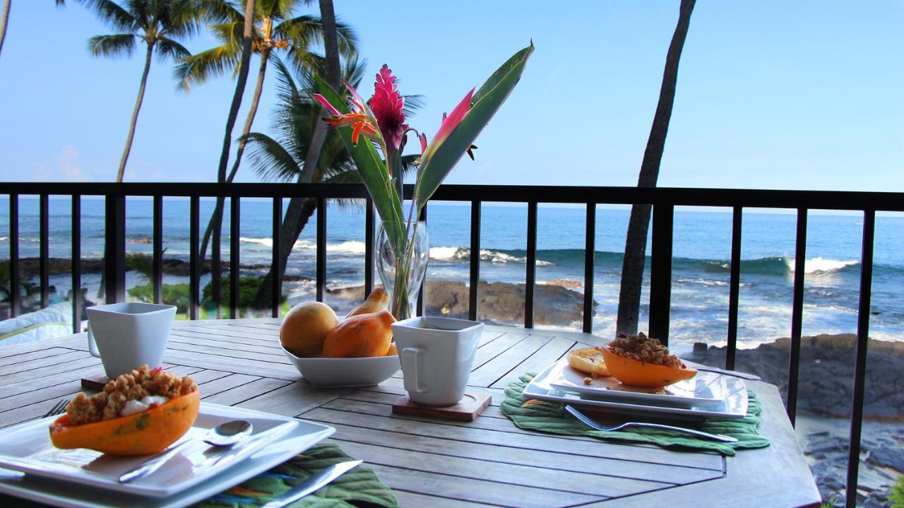 Oceanfront-Incredible Views, Surf Break & Romantic Sunsets At Bali Kai 223 Kailua-Kona Eksteriør billede